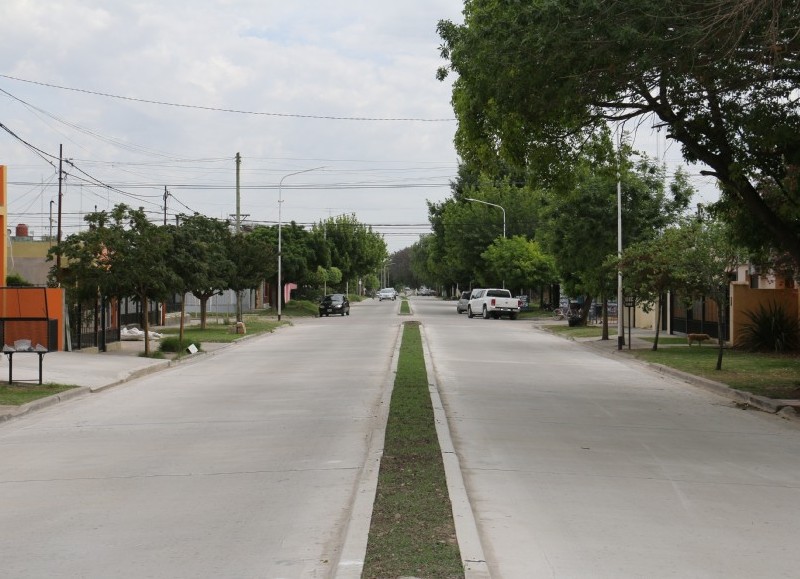 Boulevard central de 60 centímetros.