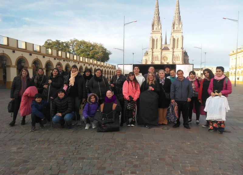 La foto grupal en Luján.