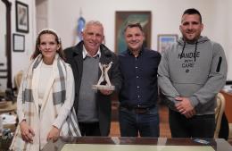 Gesualdi recibió al productor rural Gustavo Miroglio