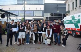 Estudiantes de la UNSAdA fueron premiados en el concurso de jurados-alumnos realizado en La Rural