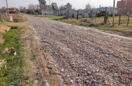 Avanza en la mejora de calles en Villa Ruiz