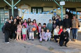 Villa Ruiz celebró el Día de la Bandera