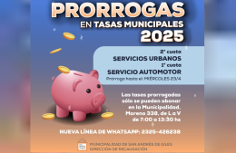 Prórroga para abonar tasa e impuesto municipal