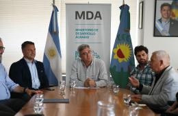 El intendente concurrió con productores locales al Ministerio de Desarrollo Agrario