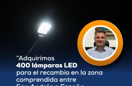 Se vienen 400 lámparas LED